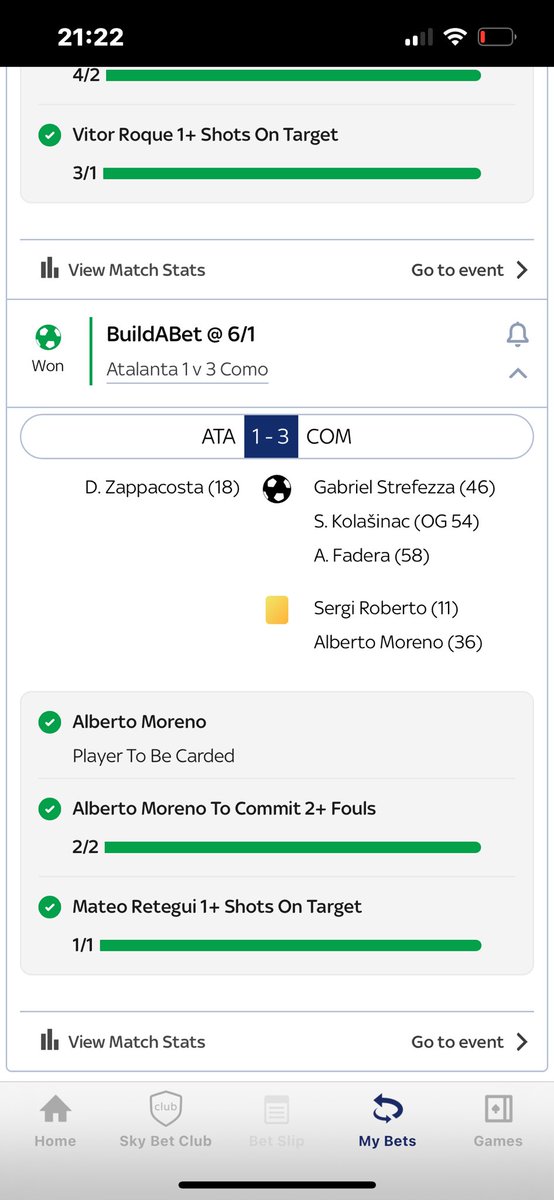 david_bambrough's tweet photo. @TheCardDealer 4 fouls and no yellow 😭nearly 600 off a 2.5 free bet! 🤮 https://t.co/7ihAnyvOdj