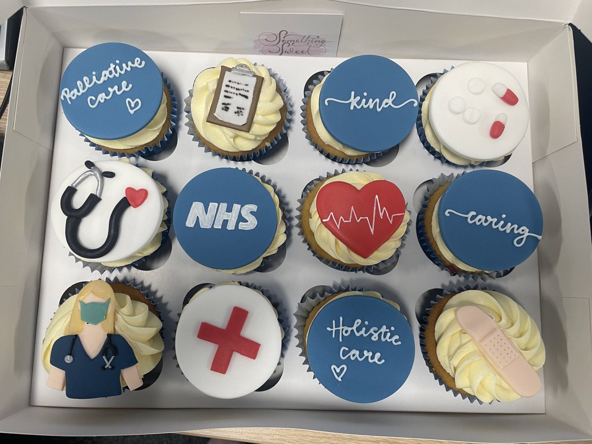 Thank you to our new Palliative Care Nurse Chloe, who treated us to these special cakes on her 1st day. Welcome to the team Chloe! <a href="/WWLNHS/">WWL NHS</a>
