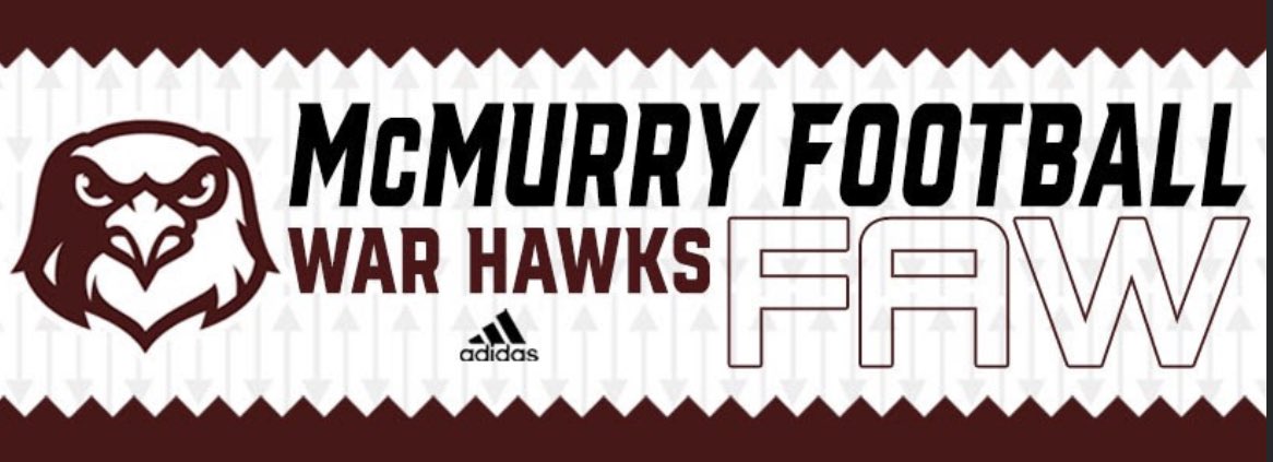 Thank you so much <a href="/CoachSnyde/">Will</a> for an official <a href="/McMURRYFOOTBALL/">McMURRY FOOTBALL</a>  gameday visit.