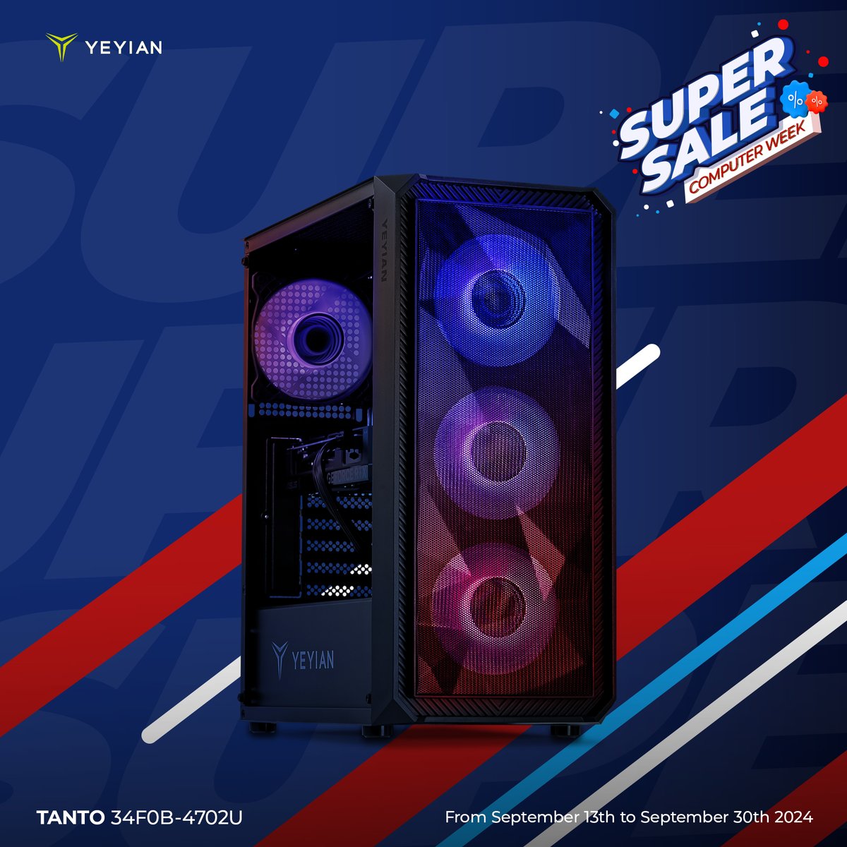 yeyian_usa's tweet photo. Don't miss out on Computer Week! 🖥️⚡️  Grab the best deals to upgrade your setup with top-tier tech. 🎮 Equip yourself for victory! 💪

https://t.co/VowDn7HWo1

#ComputerWeek #GamerLife #TechDeals https://t.co/OdfVveXpXw