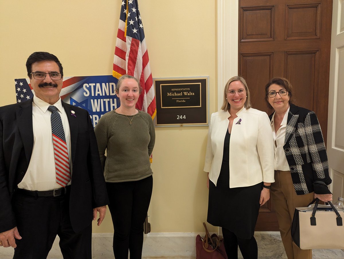 Thank you <a href="/michaelgwaltz/">Ambassador Mike Waltz</a> staff for meeting with me today and discussing how we can expand access to evidence-based addiction care. The opioid crisis is a bipartisan problem. #AMAC2024