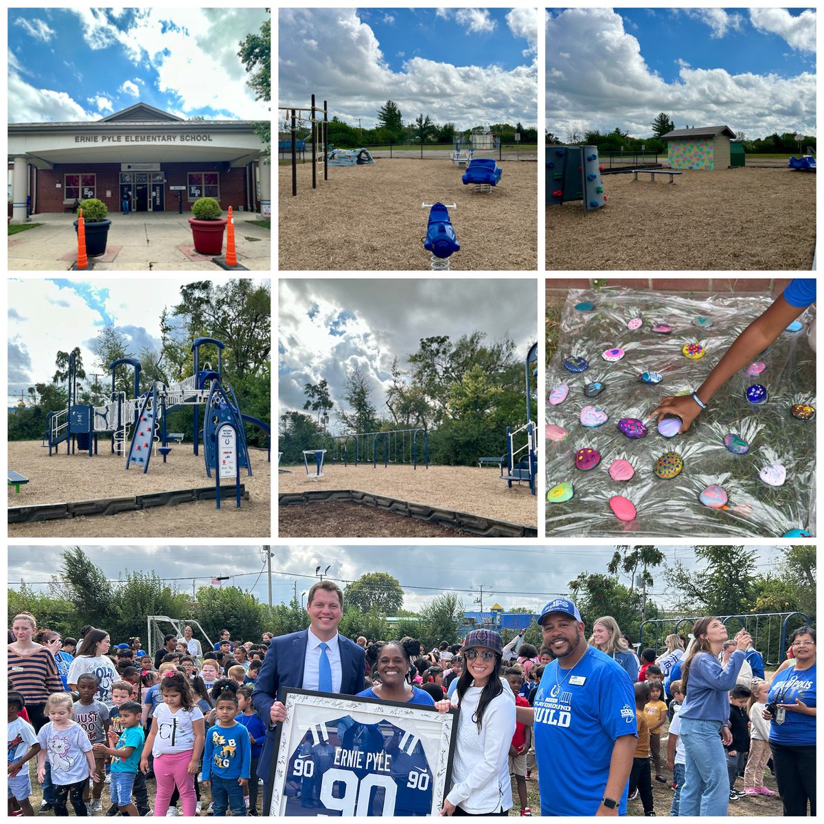 Ernie Pyle School 90 (@erniepyle90) on Twitter photo Thank you, <a href="/Colts/">Indianapolis Colts</a> for making our front entrance beautiful and for the brand new playground.π <a href="/IPSSchools/">IPS</a> <a href="/AleesiaLJohnson/">Dr. Aleesia Johnson</a> <a href="/brynn_kardash/">Brynn Kardash</a> <a href="/LelaSimmons19/">Lela Simmons</a> <a href="/APThomas90/">Bobby Thomas</a> <a href="/jessdave5/">Jessica Barnes</a> <a href="/valdiva808/">Principal Clark</a> Thank you, <a href="/Colts/">Indianapolis Colts</a> for making our front entrance beautiful and for the brand new playground.π <a href="/IPSSchools/">IPS</a> <a href="/AleesiaLJohnson/">Dr. Aleesia Johnson</a> <a href="/brynn_kardash/">Brynn Kardash</a> <a href="/LelaSimmons19/">Lela Simmons</a> <a href="/APThomas90/">Bobby Thomas</a> <a href="/jessdave5/">Jessica Barnes</a> <a href="/valdiva808/">Principal Clark</a>