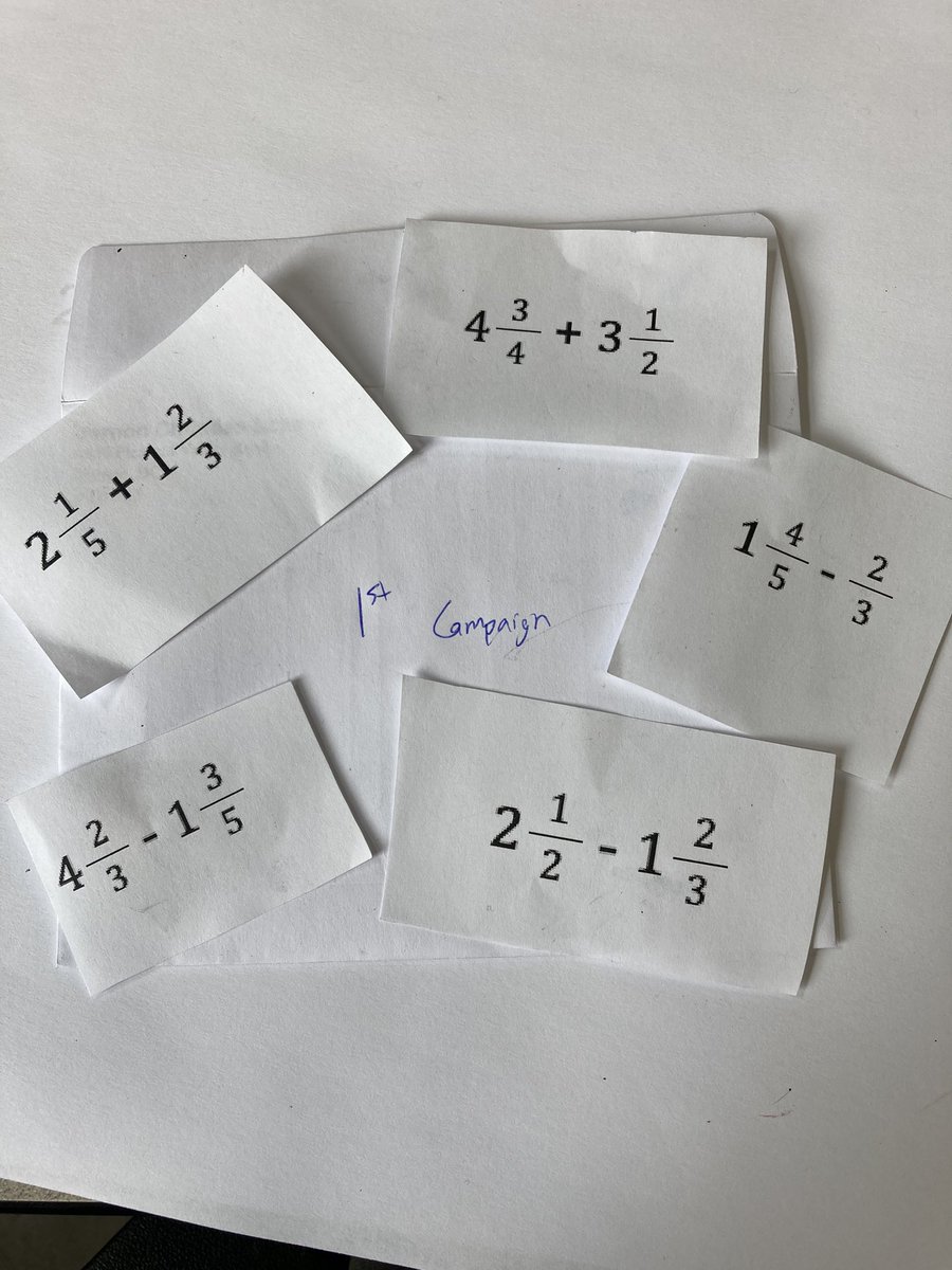 Math_NateW's tweet photo. #mathplay review ahead of an assessment. Ss have a few mins to create “army” Ss can choose not to include the speed element of the game if they don’t want to. Teacher and EA have answer key. Students move through questions at the pace of each pair. #mtbos #iteachmath https://t.co/0U9ziUZIOP