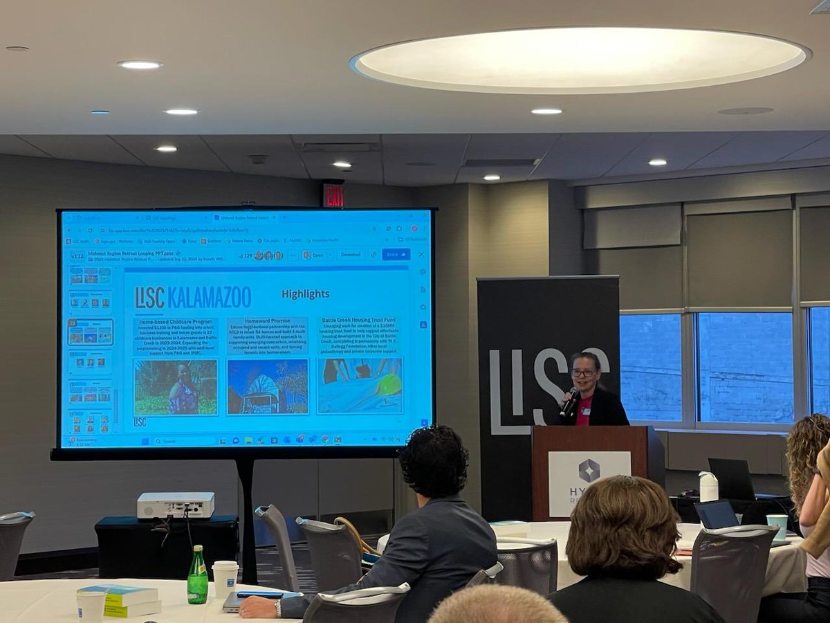 LISC AmeriCorps (@lisc_americorps) on Twitter photo Day two of LISC's Midwest retreat was a success! One of today's speakers was Sonja Dean, <a href="/KzooLISC/">LISC Kalamazoo</a> deputy director. Sonja served as a #LISCAmeriCorps member in Kalamazoo, MI in 2002 and has now been employed with LISC for 21 years! Another great alumni story! Day two of LISC's Midwest retreat was a success! One of today's speakers was Sonja Dean, <a href="/KzooLISC/">LISC Kalamazoo</a> deputy director. Sonja served as a #LISCAmeriCorps member in Kalamazoo, MI in 2002 and has now been employed with LISC for 21 years! Another great alumni story!