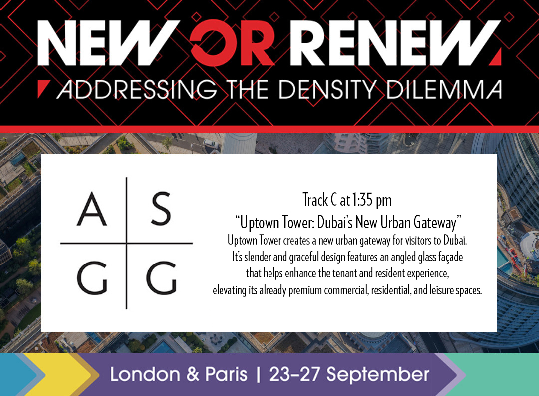 AS+GG Partner Robert Forest speaks tomorrow at the <a href="/CTBUH/">CTBUH</a> 2024 International Conference in #London!  Bob will present, “Uptown Tower: Dubai’s New Urban Gateway,” with <a href="/DMCCAuthority/">DMCC</a> 's Sana Farooq, exploring how the building creates a new urban gateway for #Dubai.