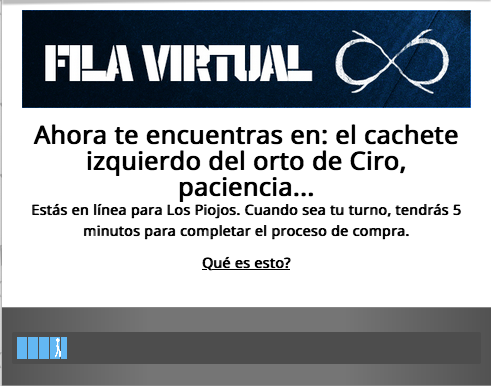 ChotaBerretiaga's tweet image. Che, falta mucho? hay mensajes confusos #lospiojos #ticketek