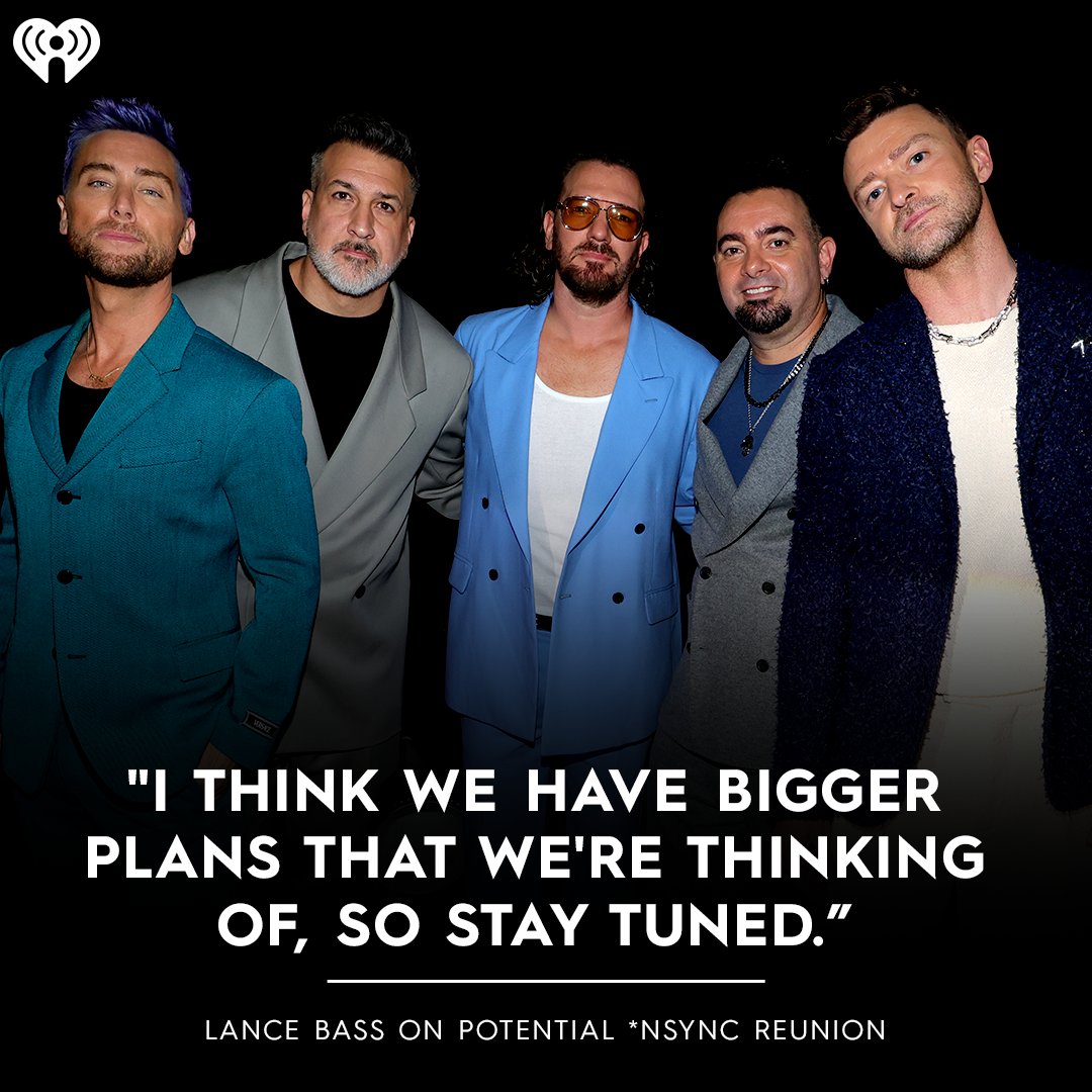 iHeartRadio's tweet photo. Hey @NSYNC... I Want You Back!🤞

Read more: https://t.co/Vm0M8oEDRX https://t.co/3jseCcJMyI