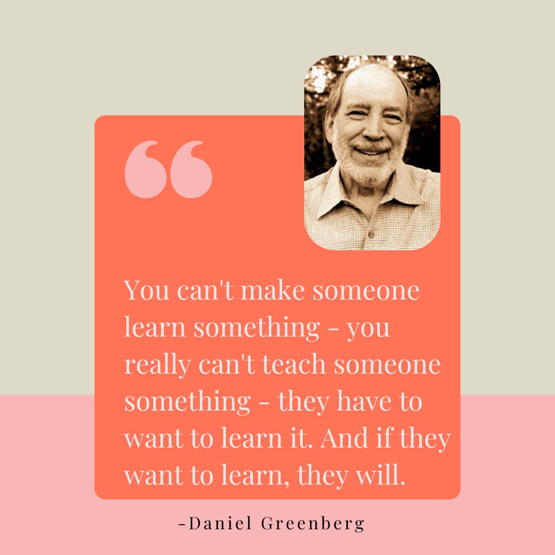 Coercion and education don't mix.