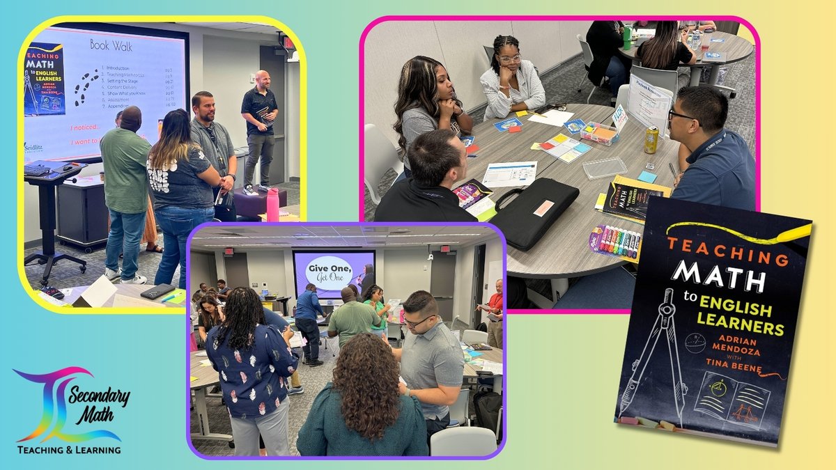 Secondary Math Dept. (@humble_2ndmath) on Twitter photo We had a fantastic day of learning with Secondary Math teachers and the amazing <a href="/adrianmendozaed/">adrianmendozaed</a>! 🌟 We explored purposeful strategies to support all students, especially our emerging bilingual learners in reading, writing, listening, and speaking in math class. We had a fantastic day of learning with Secondary Math teachers and the amazing <a href="/adrianmendozaed/">adrianmendozaed</a>! 🌟 We explored purposeful strategies to support all students, especially our emerging bilingual learners in reading, writing, listening, and speaking in math class.