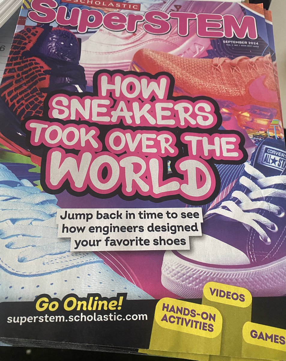 So excited to receive this gem today. My girls made it into the Scholastic SuperSTEM article. Glad we were able to collaborate/communicate with Scholastic.#girlsinSTREAM #egamingis4girlstoo <a href="/GregoryRocco58/">Gregory Rocco</a> <a href="/LAOConnor6/">Lori Ann O'Connor</a> <a href="/MrLuisiSSC58/">Joe Luisi</a> <a href="/JPatanio/">Jackie Patanio</a> <a href="/PlayCraftLearn/">Minecraft Education</a> <a href="/tonynovas/">Tony Novas</a> <a href="/JoseCPerez/">Jose Perez, M.S.Ed</a>