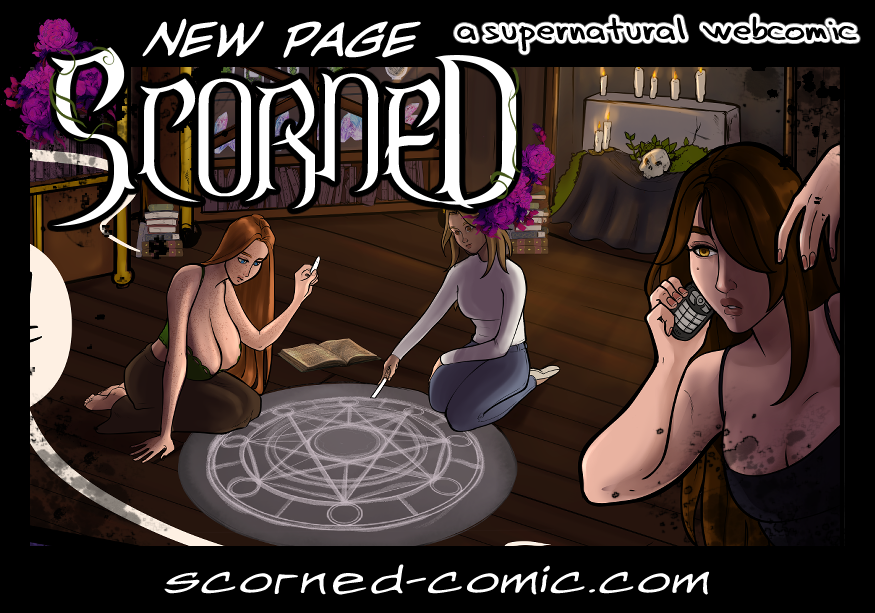 alicebethgoth's tweet photo. Hello!  A new page of SCORNED has been updated on its official site! Time to get witchy and intense!

Links are in the reply!

#webcomic #webcomics #indiecomic https://t.co/CebjMOqexj