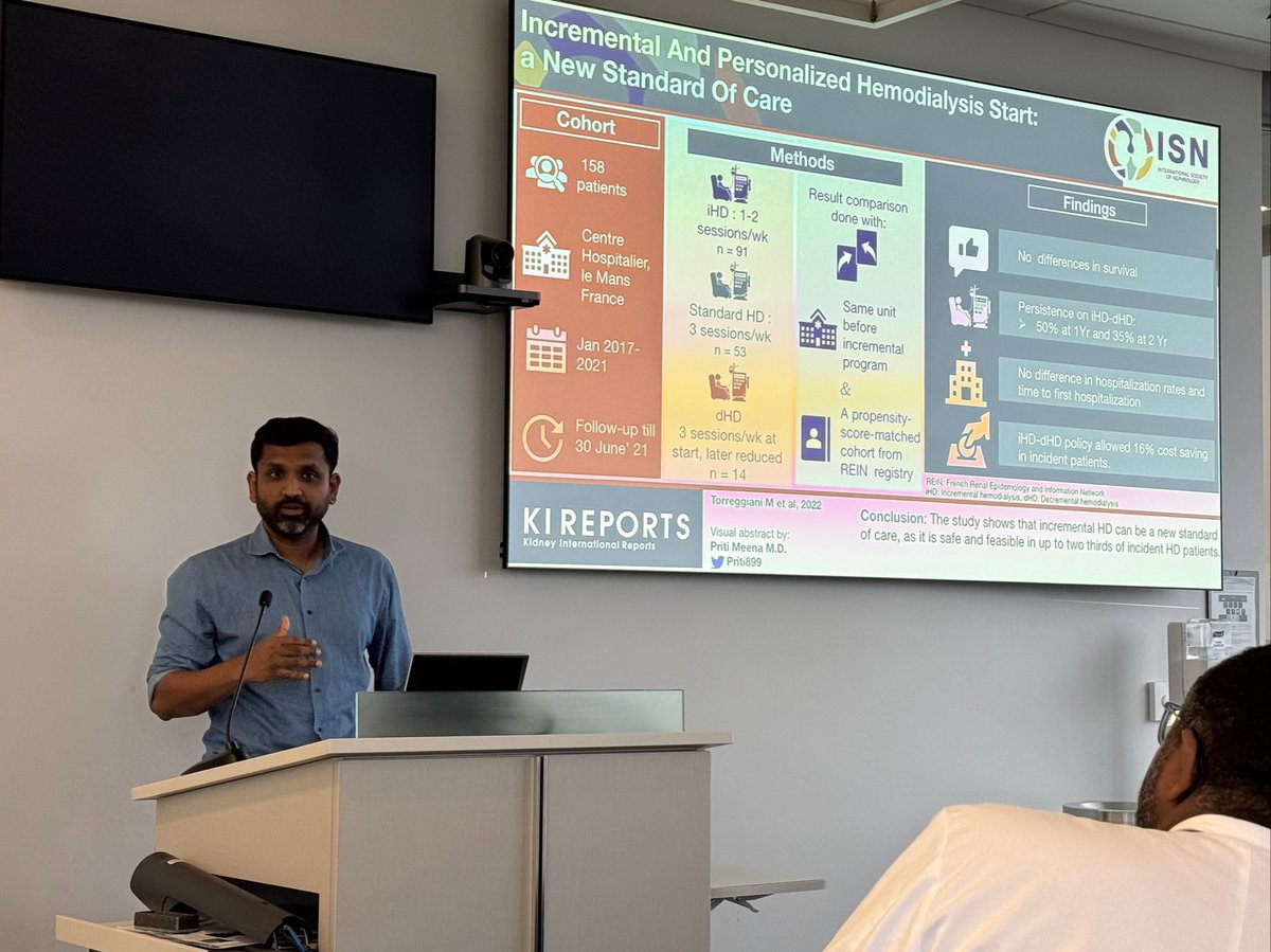 MCW Nephrology (@mcw_nephrology) on Twitter photo A compelling talk on incremental dialysis by Dr Latahara today with a guest appearance by <a href="/priti899/">Dr Priti MD,FASN🇮🇳 (प्रिति)</a> A compelling talk on incremental dialysis by Dr Latahara today with a guest appearance by <a href="/priti899/">Dr Priti MD,FASN🇮🇳 (प्रिति)</a>