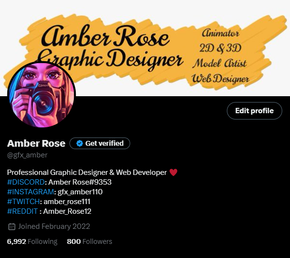 Amber Rose (@gfx_amber) / Posts / X