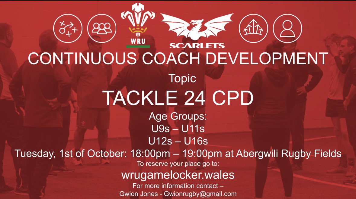 GwionQEHS's tweet image. #Tackle24 

@CarmQuinsRFC 
@CarmAthletic 
@NantgaredigRFC 
@TywiTornados 

Sign up on the link below. Free to all coaches.

wrugamelocker.wales/en/courses/cou…