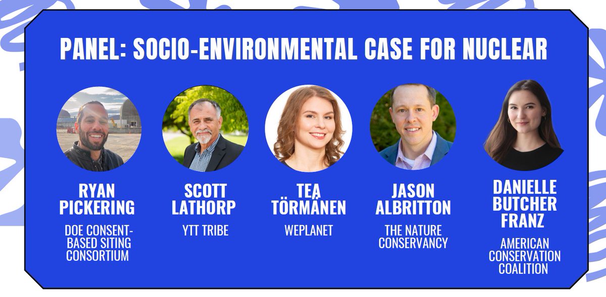 Nuclear NY (@nuclearny) on Twitter photo What of the energy source with the least ecological impact? How do neighbor communities view #nuclear plants? Can you conserve land AND have industrial developmt? With <a href="/ryan_pickering_/">Ryan Pickering 👷🏻🔌🇺🇸</a> , @srlinslo, <a href="/TeaTrmn/">Tea Törmänen</a>, <a href="/JasonAlbritto16/">@JasonAlbrittonNature</a> & <a href="/DanielleBFranz/">Danielle Franz</a> #ClimateWeekNYC #NuclearSymposium2024 What of the energy source with the least ecological impact? How do neighbor communities view #nuclear plants? Can you conserve land AND have industrial developmt? With <a href="/ryan_pickering_/">Ryan Pickering 👷🏻🔌🇺🇸</a> , @srlinslo, <a href="/TeaTrmn/">Tea Törmänen</a>, <a href="/JasonAlbritto16/">@JasonAlbrittonNature</a> & <a href="/DanielleBFranz/">Danielle Franz</a> #ClimateWeekNYC #NuclearSymposium2024