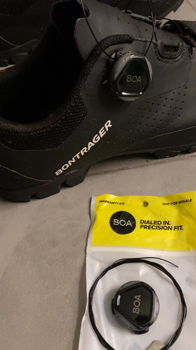 Had wrecked my MTB BOA laces and lost the closure system on a tricky technical downhill. BOA has a lifetime warranty and they sent me a replacement by DHL. Had them fixed within 3 days. Wow!