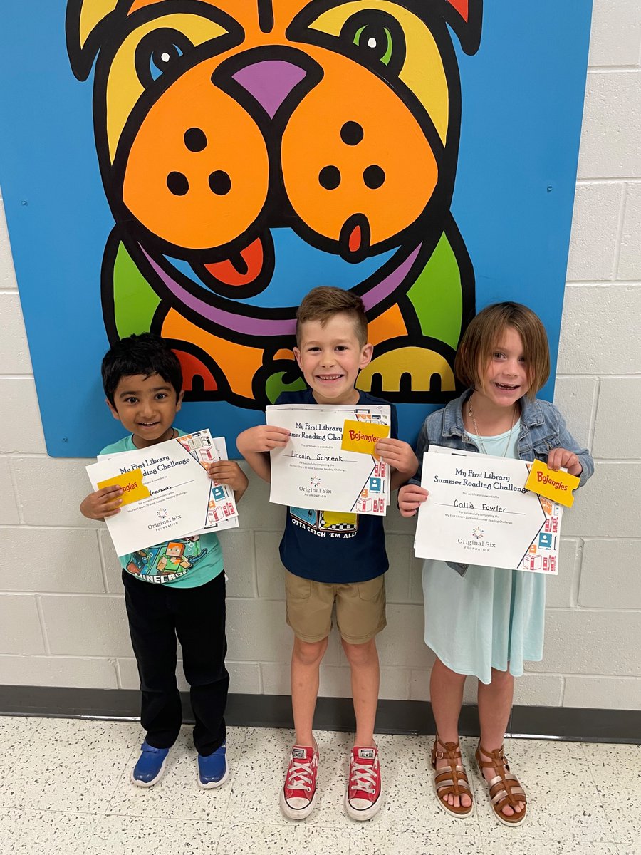 Original6Found's tweet photo. Woo-hoo! These Delmae Elementary School students completed the O6 #MyFirstLibrary Summer Reading Challenge! The scholars read at least 20 books over the summer. When they retured their book logs in September the students received a $10 @Bojangles gift card! #FlorenceCountySC https://t.co/Nj2DNbpIOl