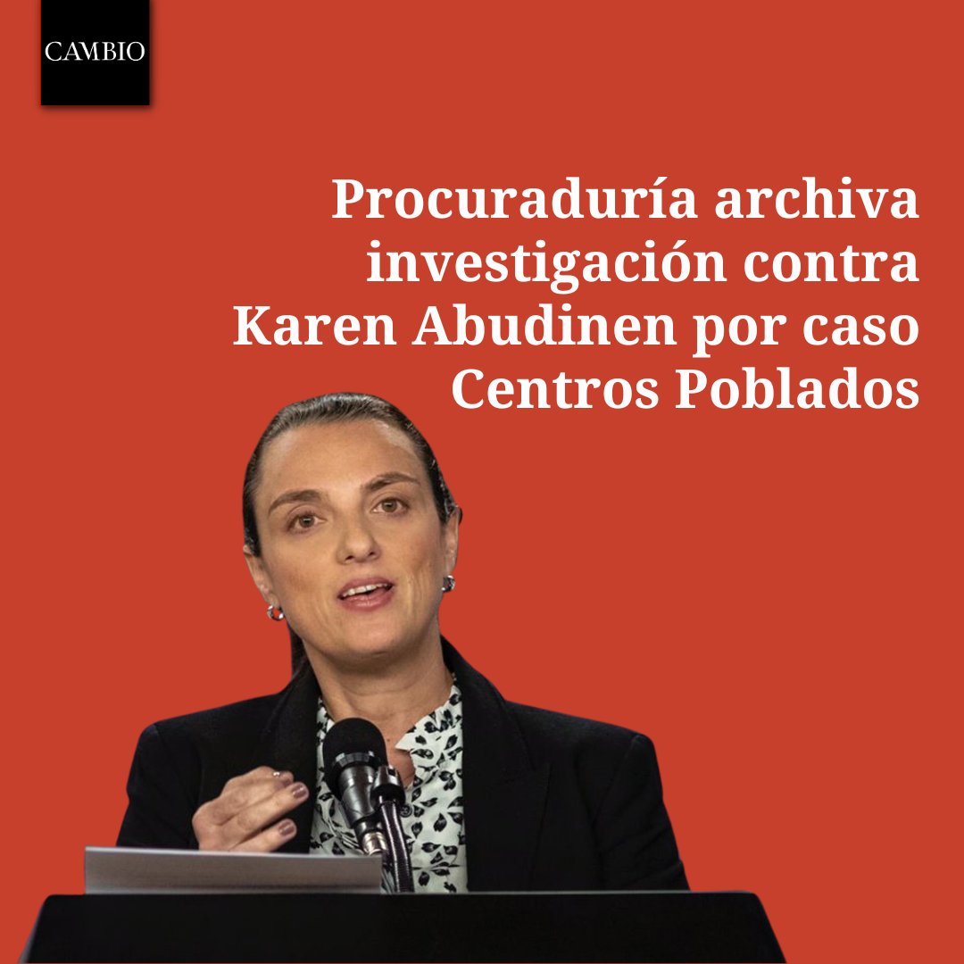 estoescambio's tweet photo. CAMBIO conoció la decisión del ente de control en la que establece que la exministra de las Tics no desconoció sus deberes y funciones con relación al trámite de la licitación para conectar a las escuelas rurales en el país.
https://t.co/Q7XGG2aC4D https://t.co/Goz7T6XOGk