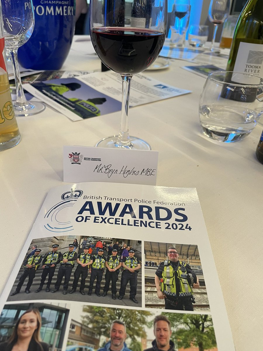 Always a pleasure to be invited to the <a href="/BTPolFed/">BTP Federation</a> awards recognising the good work of the worthy award winners