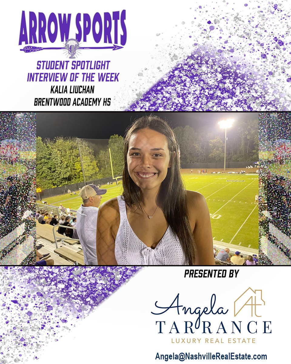 Wonderful interview with multi-sport athlete Kalia Liuchan who celebrates her Senior Night with Brentwood Academy soccer tonight, but was proudly cheering her twin brother, Noa, and his teammates at CPA last week. Listen from 1:40:30-1:46:00 at
arrowsports.mixlr.com/recordings/255…