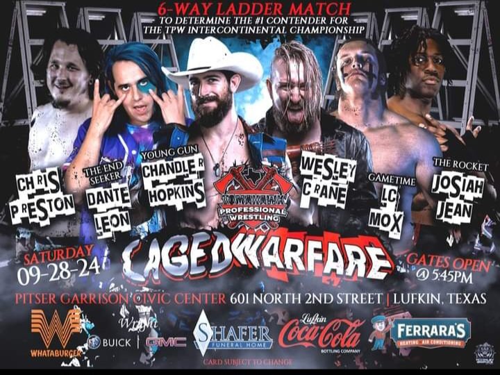 GameTimeLCMOX's tweet image. Next two weeks!

First Ladder Match at @TPWTexas 🔥
Huge opportunity at @VIP_Wrestling 🔥

GAME IS BOOMING📈

#THATSGAME 

#aew #roh #tna #wwe #Wrestling