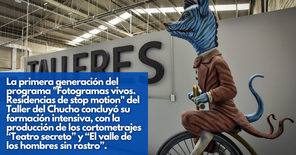 🎞️📽️ La primera generación del programa “Fotogramas vivos. Residencias de stop motion” del <a href="/Taller_Chucho/">Taller del Chucho</a> concluyó su formación intensiva.

Descubre la experiencia de los participantes aquí: url.udg.mx/a0A5Y
