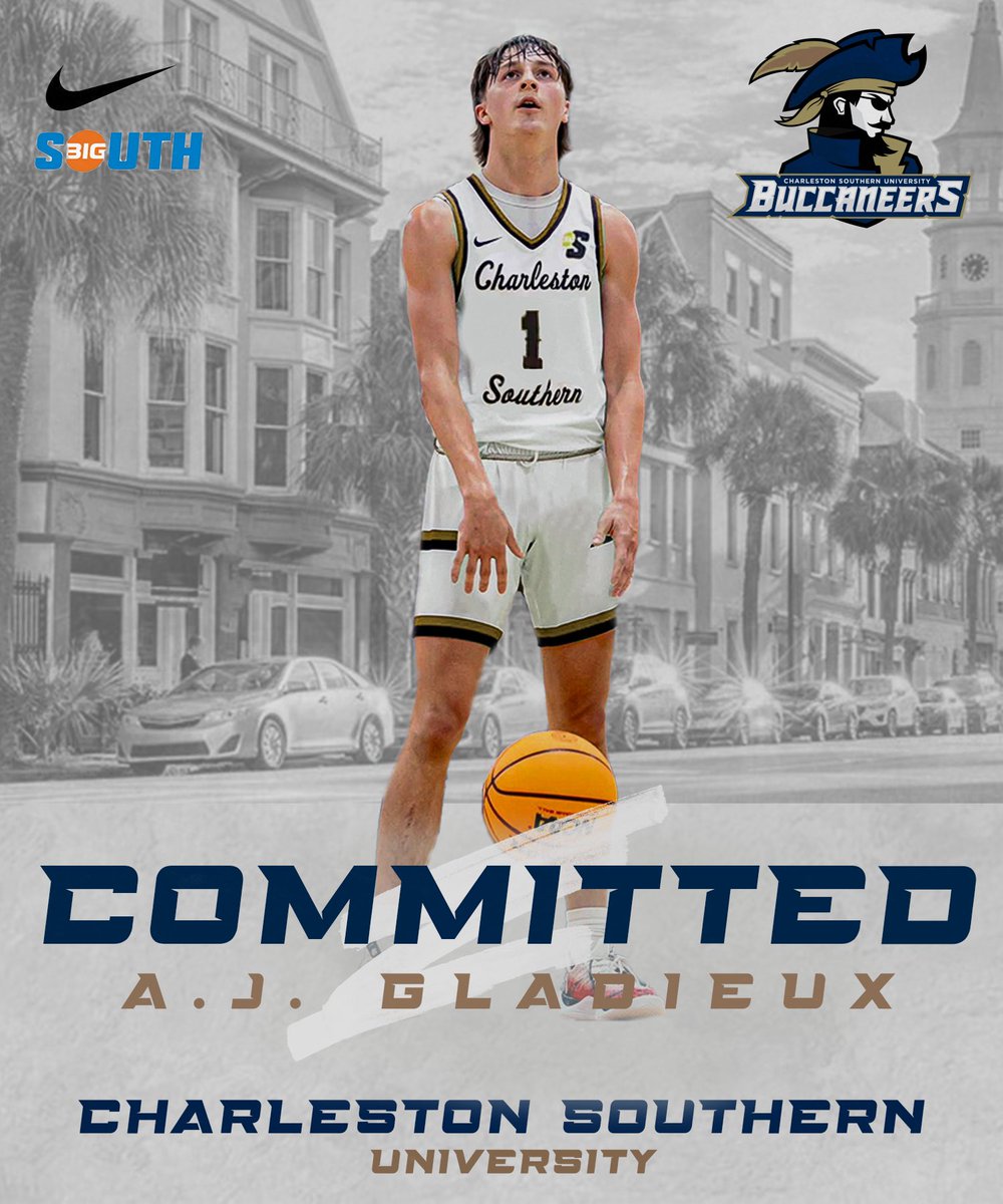 100% committed to continue my academic and athletic career at Charleston Southern University! Thank you to Coach Nimley for believing in me. Go Bucs!🏴‍☠️