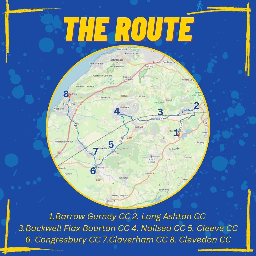 BGCC1874's tweet photo. @sykesy43 @TankFrank17 and our skipper Connor are taking on a 22 mile walk via several cricket clubs in aid of a men’s mental health charity @talkclubcharity please donate what you can to this great cause!

https://t.co/2Z8MEywai9 https://t.co/b3GD75oM8D