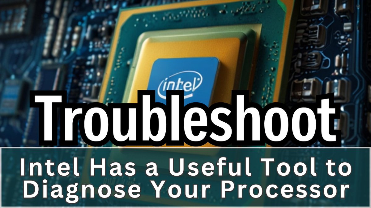 3dGameMan's tweet image. Intel Processor Diagnostic Tool #news #intel #diagnostictroublecode #tools #tips #troubleshooting #Trouble #CPU #Tool    @3DGAMEMAN youtu.be/lYMIRH-At6I