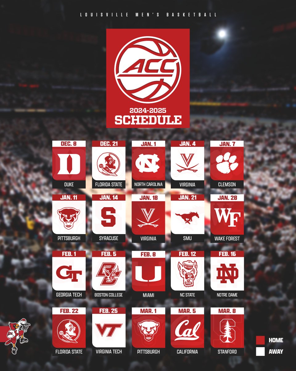 LouisvilleMBB's tweet image. The full schedule is here ‼️

Make sure you're in the KFC Yum! Center this winter to enjoy every minute. 

Details: uofl.me/4evpT4g
Tickets: gocards.com/mbbtickets

#GoCards