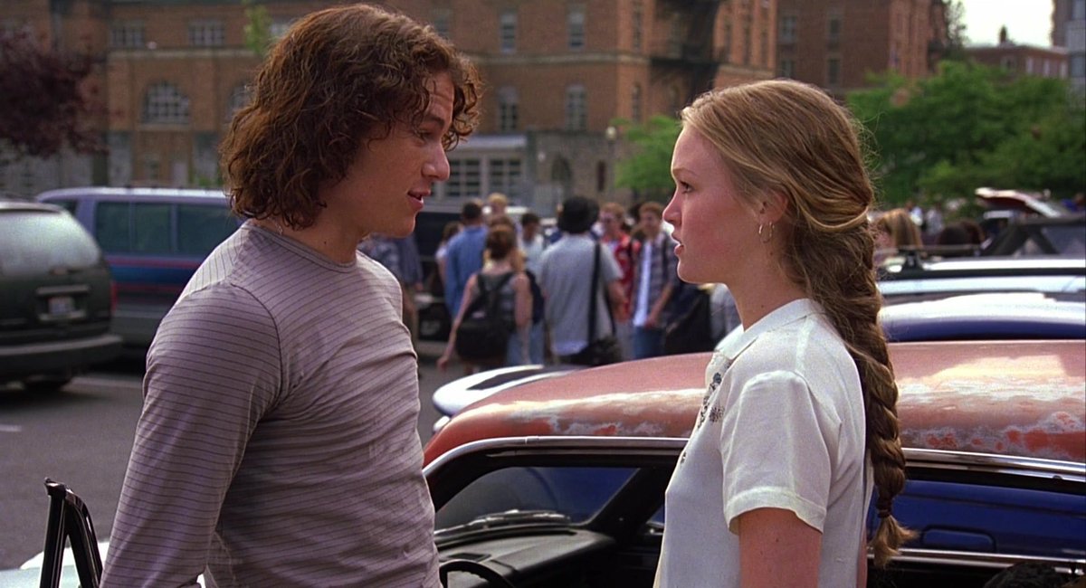 TheCinesthetic's tweet photo. 10 things i hate about you, 1999. https://t.co/9fggvsb6Oc