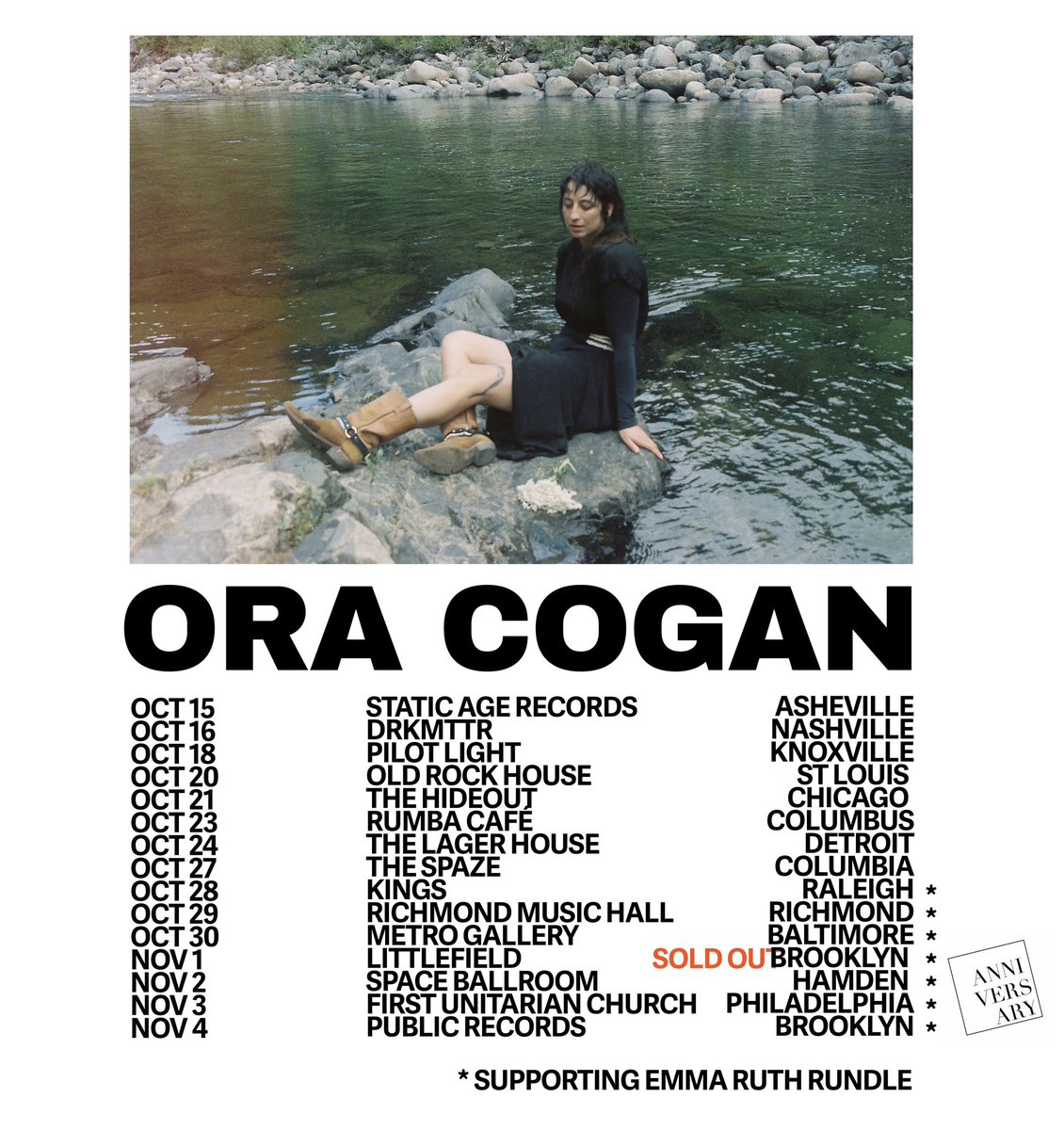 Ora Cogan (@oracogan) on Twitter photo Brooklyn opening for <a href="/EmmaRuthRundle/">Emma Ruth Rundle</a> is now SOLD OUT so another date has been added lpr.kydlabs.com/e/EV80c2dfe7-7… Brooklyn opening for <a href="/EmmaRuthRundle/">Emma Ruth Rundle</a> is now SOLD OUT so another date has been added lpr.kydlabs.com/e/EV80c2dfe7-7…
