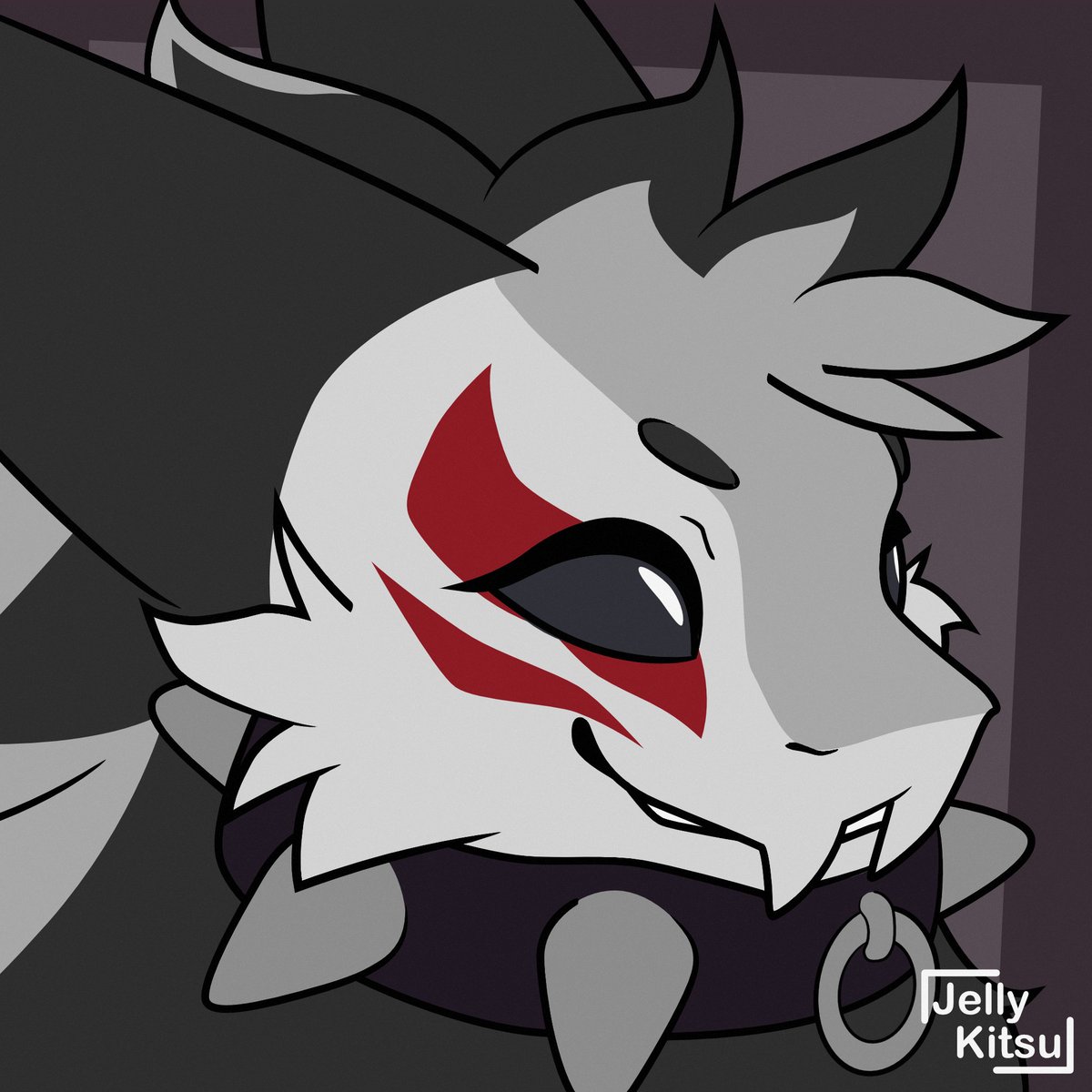 JellyKitsu's tweet photo. New pfp with my new wicky I made ! (He is a Widow/Rogue wickerbeast hybrid, I love him so much ~w ~) 

 -

#art #OCs #vectorArt #wickerbeast #furry #furryart #furryartist https://t.co/2fYsVdlNVj