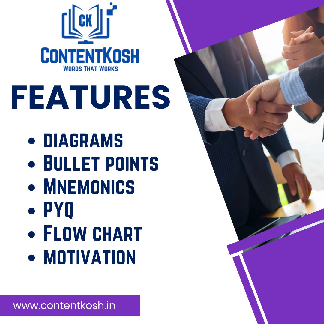 Content_kosh's tweet photo. Features of ContentKosh
-Diagrams
-Bullet Points
-Menmonics
-PYQ
-Flow Chart
-Motivation
#content #RAS #contentmarketing #rascoaching #contentcoaching #coaching #coachingcontent https://t.co/Fk5YlnTQ05