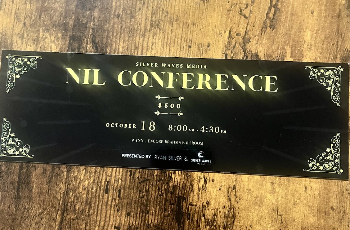 VBruno17's tweet photo. Honored to be a part of  @RyanSilver1 @SilverWaveMedia 's NIL Conference next month! Big time event! https://t.co/sUy45N14u4