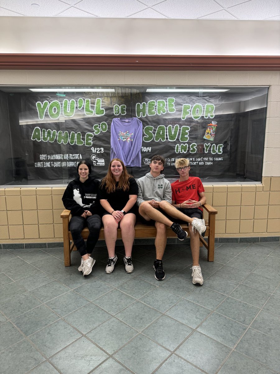 You’ll be here for awhile so save in style☄️We’ve partnered with Comet Zone to ensure you have some sweet Mason gear! Open an account to receive a Comet Zone T-Shirt🚀Transact for a chance to win a football ticket to the homecoming game or next home game and a goodie bag💫💫💫