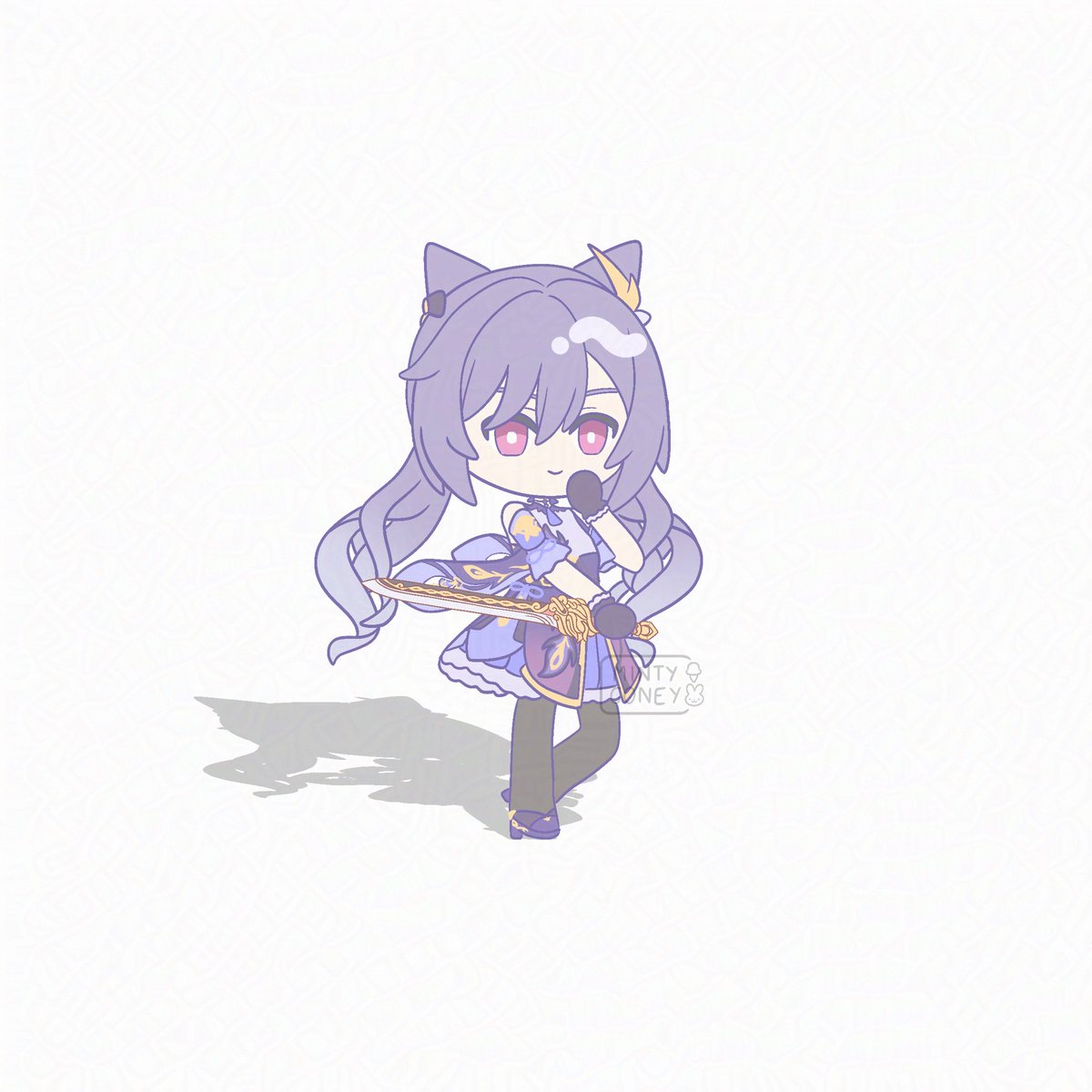 mintyconey's tweet photo. Swordtember Day 24 - Keqing &amp; Lion's Roar
#swordtember #genshin #keqing https://t.co/N3H8ZJku4s