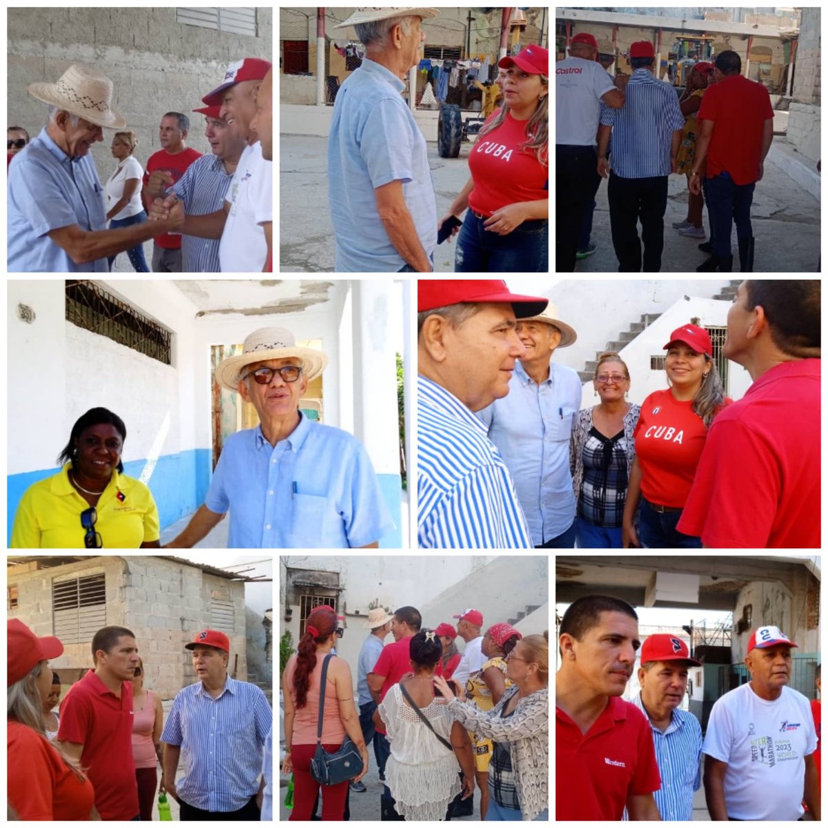 Recorrimos junto al Secretario del Consejo de Ministros, Amado Ricardo Guerra, Consejos Populares de 10 de Octubre, para comprobar en el terreno las labores de limpieza,  saneamiento y restauración que se realizan en este territorio. #GenteQueSuma