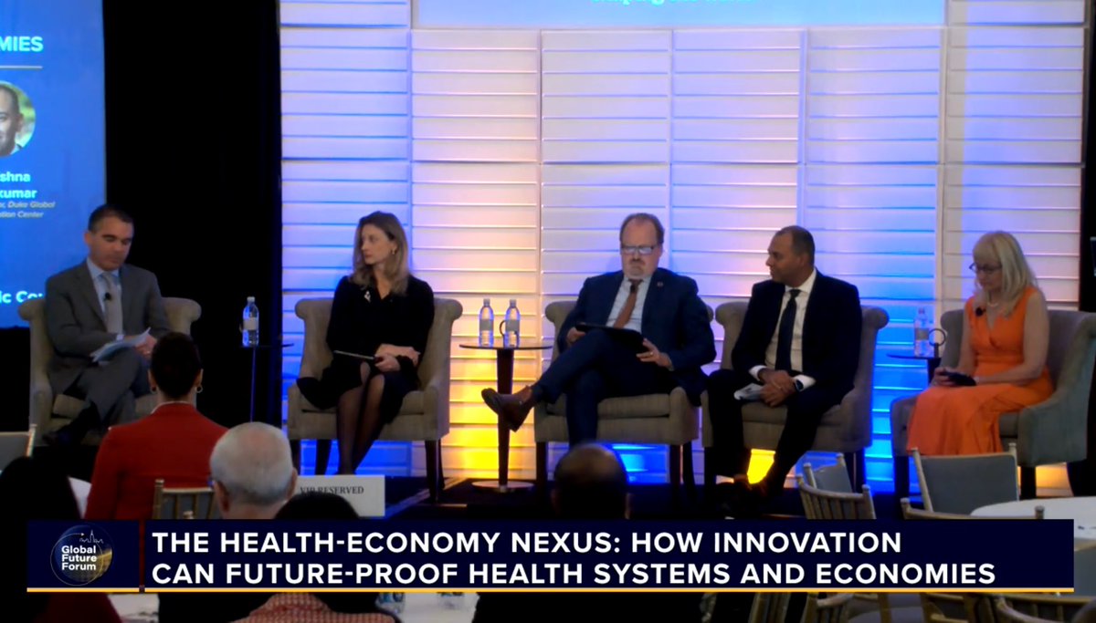 Krishna Udayakumar (@krishna_u) on Twitter photo Wonderful to join <a href="/jmarczak/">Jason Marczak</a> <a href="/AtlanticCouncil/">Atlantic Council</a> for a discussion about the health and economy nexus. Important topic for future of health investments. Great perspectives from <a href="/PSillanaukee/">Päivi Sillanaukee</a> <a href="/schaal_andreas/">Andreas Schaal</a> and Tamara Schudel <a href="/Roche/">Roche</a>
@dukeghic <a href="/DukeGHI/">Duke Global Health</a> <a href="/DukeMargolis/">Duke-Margolis</a> <a href="/DukeMedSchool/">Duke University School of Medicine</a> Wonderful to join <a href="/jmarczak/">Jason Marczak</a> <a href="/AtlanticCouncil/">Atlantic Council</a> for a discussion about the health and economy nexus. Important topic for future of health investments. Great perspectives from <a href="/PSillanaukee/">Päivi Sillanaukee</a> <a href="/schaal_andreas/">Andreas Schaal</a> and Tamara Schudel <a href="/Roche/">Roche</a>
@dukeghic <a href="/DukeGHI/">Duke Global Health</a> <a href="/DukeMargolis/">Duke-Margolis</a> <a href="/DukeMedSchool/">Duke University School of Medicine</a>