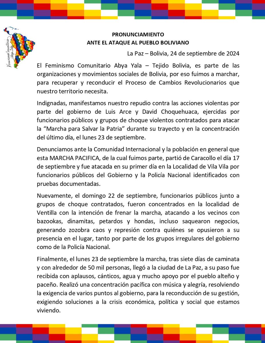 FeminismoComunitario AbyaYala tweet media