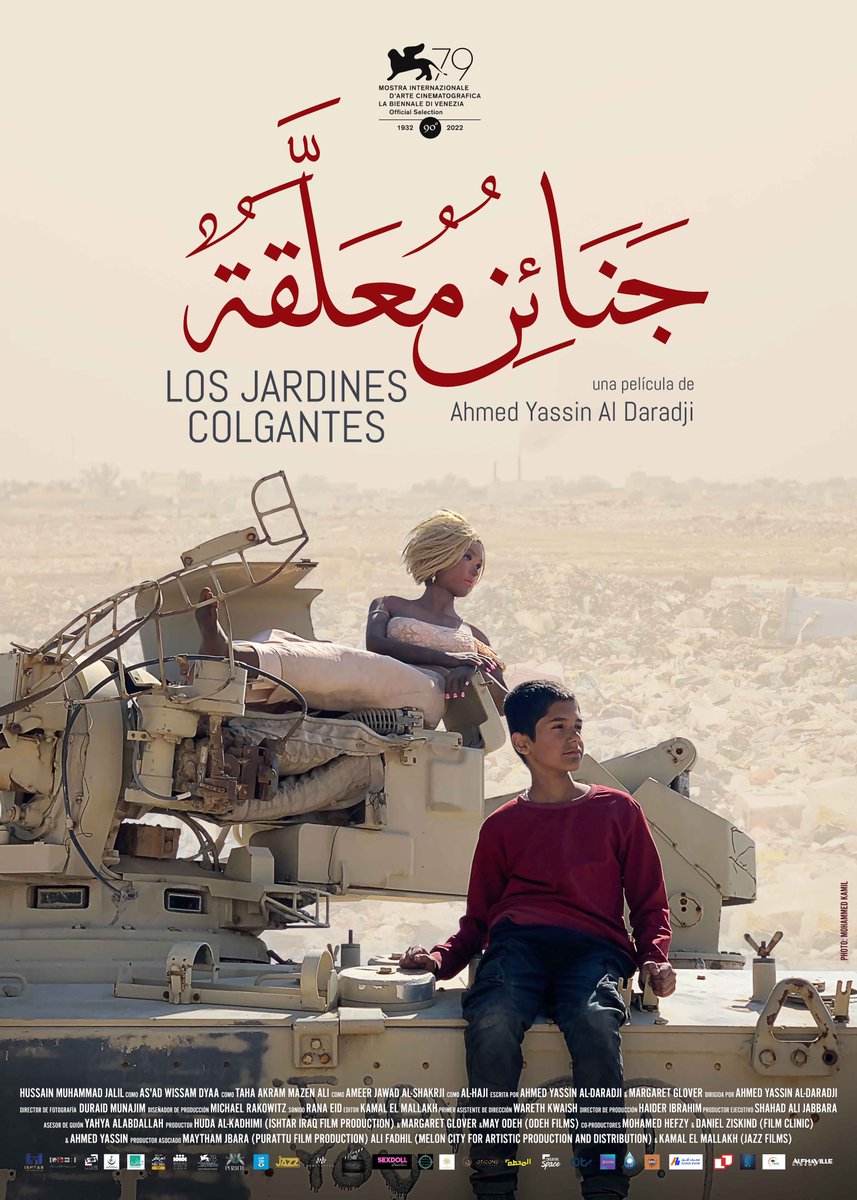 alfhaville's tweet photo. #Losjardinescolgantes, la brillante ópera prima de Ahmed Yassin Al Daradji sigue en la cartelera de @CinetecaMexico 🇮🇶

La segunda película iraquí estrenada en México. #UnCineDiferente 📽️ 

Ganadora a Mejor Película en el Festival Internacional de Cine de Mar Rojo 🏆 

@Vivir_Tu_Cine @AAlfhaville @delfindeacero