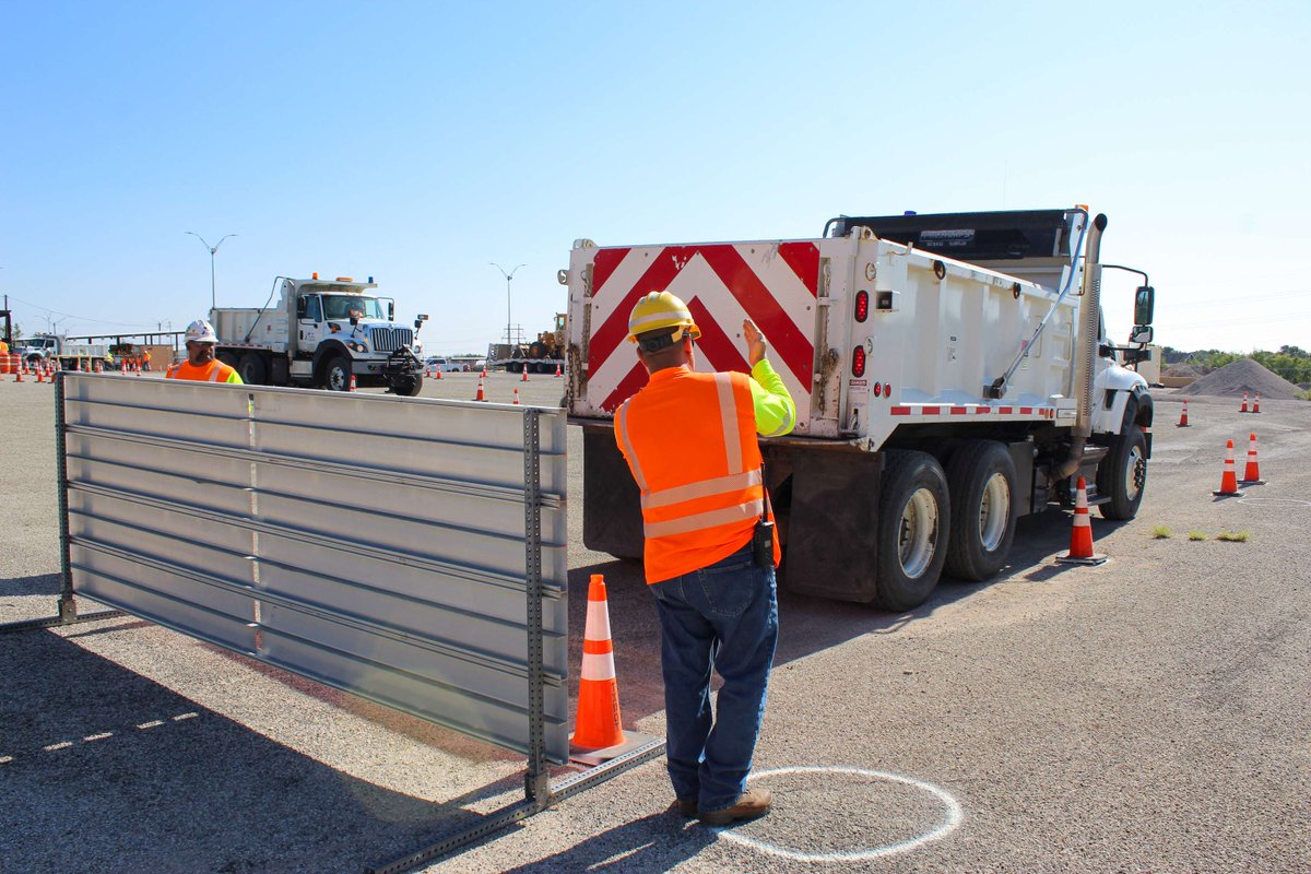 TxDOTSanAngelo's tweet image. Every year, our district hosts the TxDOT 'Roadeo,' a friendly competition where employees put their skills to the test in truck driving, backing, and inspection events. It keeps us sharp and ready to do our best work on the roads. 🚧👷‍♂️ #TxDOTRoadeo #RoadReady #TxDOTProud