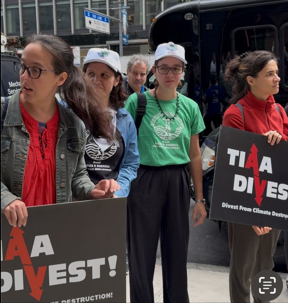 TIAADivest's tweet photo. .@MAB_Brasil obrigada! It was wonderful to hear you speak today in New York City at @TIAA headquarters. We are united. Together we will win la luta. #TIAADivest #atingidosporbarragens #ClimateWeek2024 https://t.co/fSrEfXyyEP