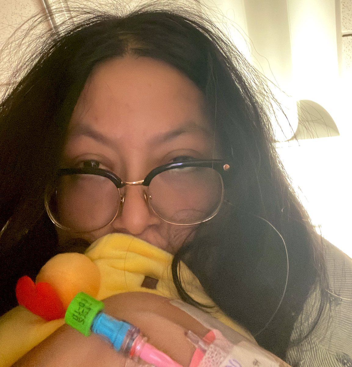 When in doubt, always take Dilaudid-loaded hospital selfie with your  golden Stardew Valley chicken