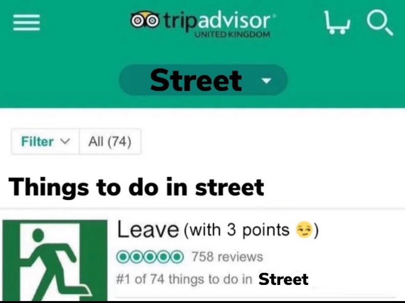Street away? Been there done that
