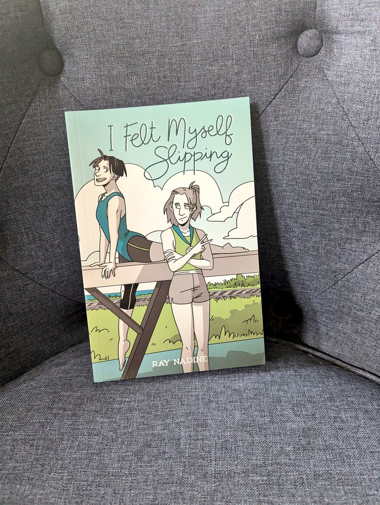 Woot! Finally get to hold my copy of the first GN agent me ever sold. Huge thanks to <a href="/rays666hell/">rays666hell.bsky.social</a> and <a href="/OniPress/">Oni Press</a>