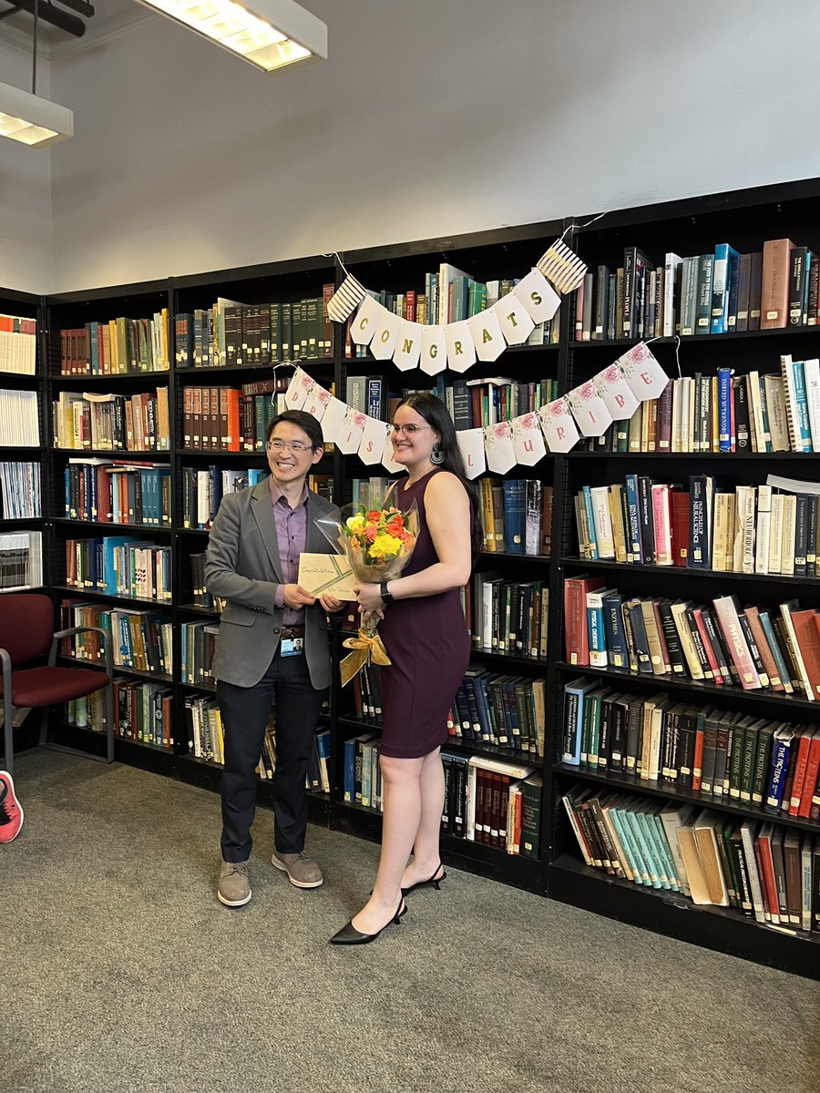 Isabel Rose Uribe, PhD (@isabelruribe) on Twitter photo So happy/excited/relieved that I successfully defended my PhD dissertation last week!!
Very thankful for my wonderful mentors, especially <a href="/LeungLab/">Anthony Leung</a> and @ProteomicsNews , and all of my fantastic collaborators that made my project possible! So happy/excited/relieved that I successfully defended my PhD dissertation last week!!
Very thankful for my wonderful mentors, especially <a href="/LeungLab/">Anthony Leung</a> and @ProteomicsNews , and all of my fantastic collaborators that made my project possible!
