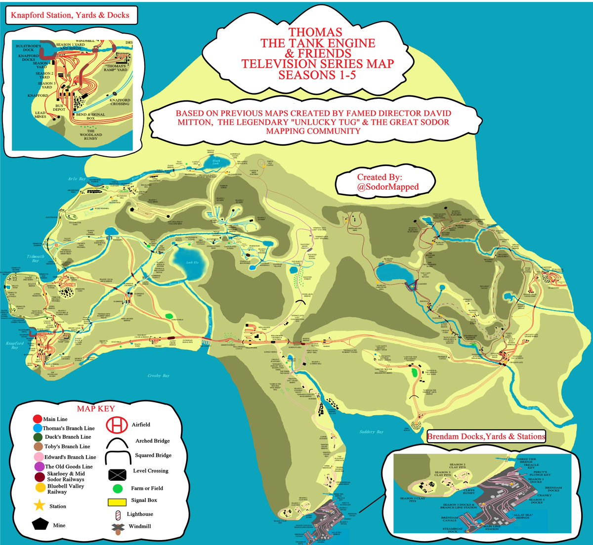Sodor Mapped tweet media