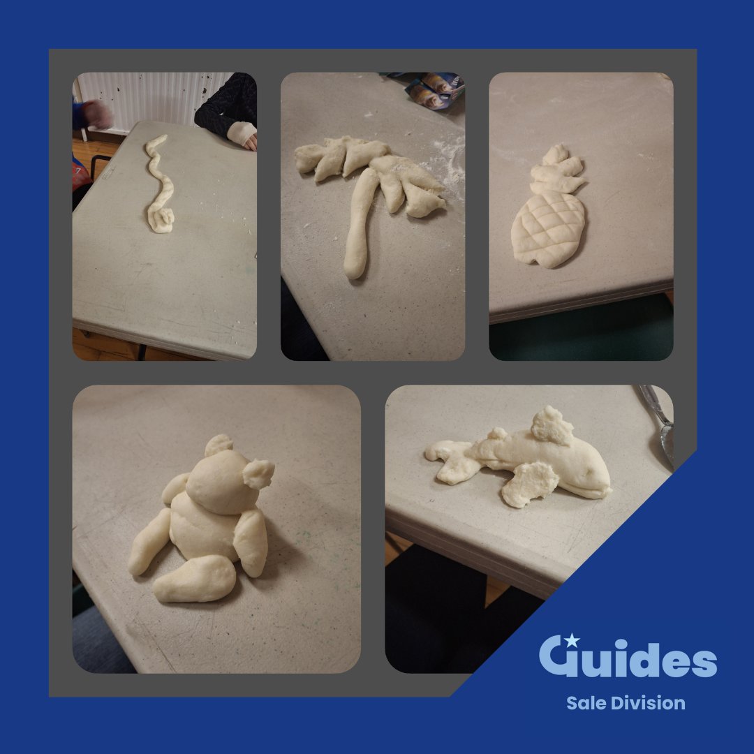 4th Sale Central Guides have had fun making their own playdough &amp; doing the Clay Makers Unit Meeting Activity.

There were some great models &amp; it was so relaxing just playing with the playdough. 

#animal 
#food
#somethingyoufindonthebeach
<a href="/Girlguiding/">Girlguiding</a>
