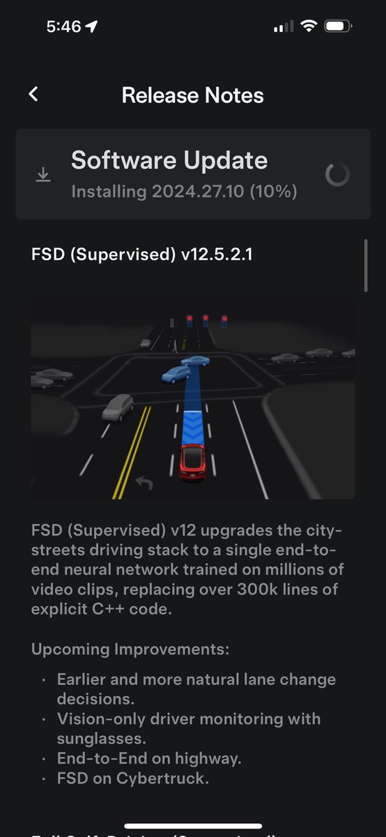 eroshelli1's tweet photo. @teslascope Just got this version FSD Cybertruck👀 https://t.co/1jOJzU8vyD
